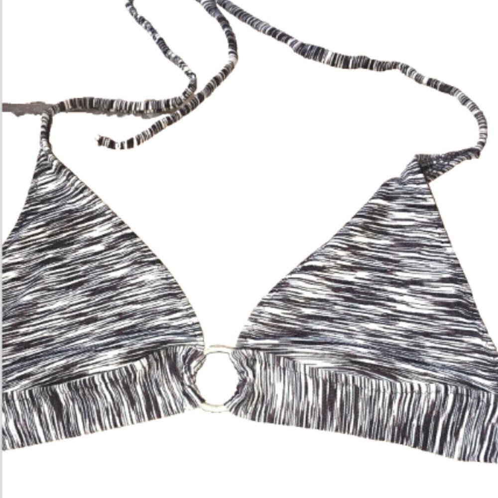 Urban Outfitter Halter Bikini Top Silver Loop, Many ways to wear S, NEW